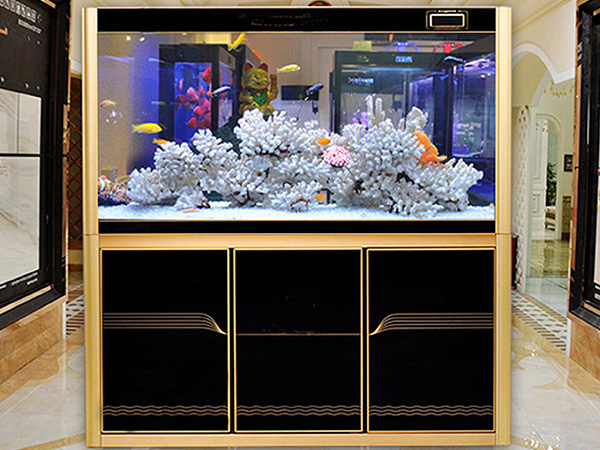 大理石包边鱼缸