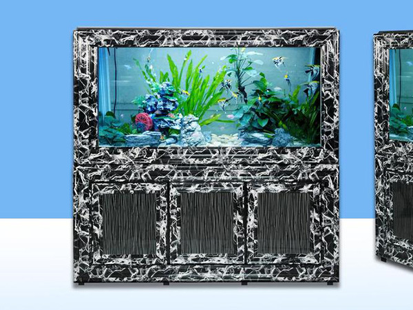 大理石包边鱼缸